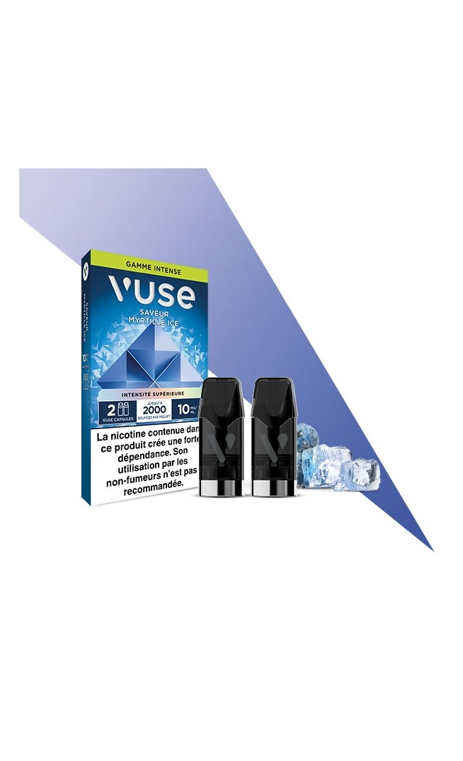 Myrtille Ice Recharges Reload 1000 - 2 capsules VUSE