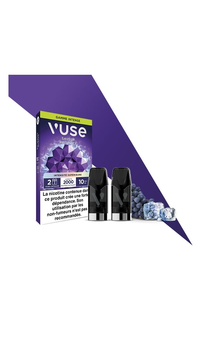 Raisin Ice Recharges Reload 1000 - 2 capsules VUSE