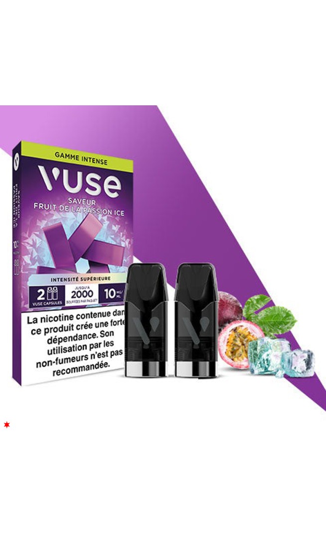 Fruit de la passion Ice VUSE RELOAD 1000 2 PODS