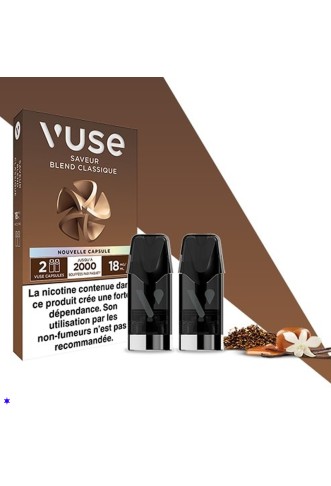Blend Classique Recharges Reload 1000 - 2 capsules VUSE
