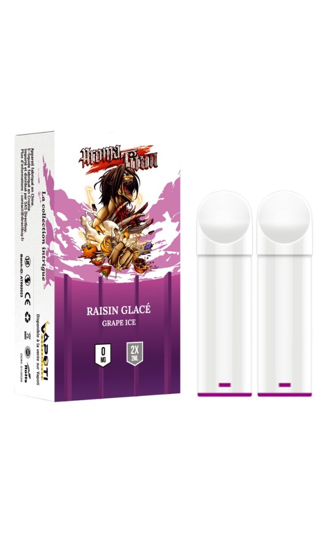 Raisin Glacé - Grape ice - Recharges 2 capsules Pod Aromatitan