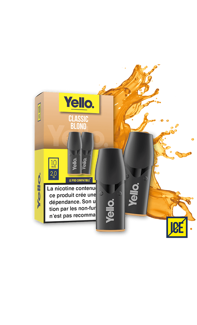 Classic Blond – 2 Pods Yello™ – Compatibles Vuse ePod/ePod2/Pro