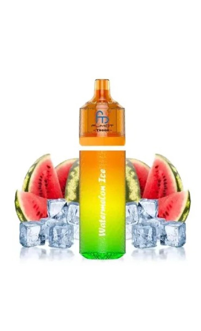 Watermelon Ice Puff rechargeable TPD Fumot T 9000 Randm Tornado