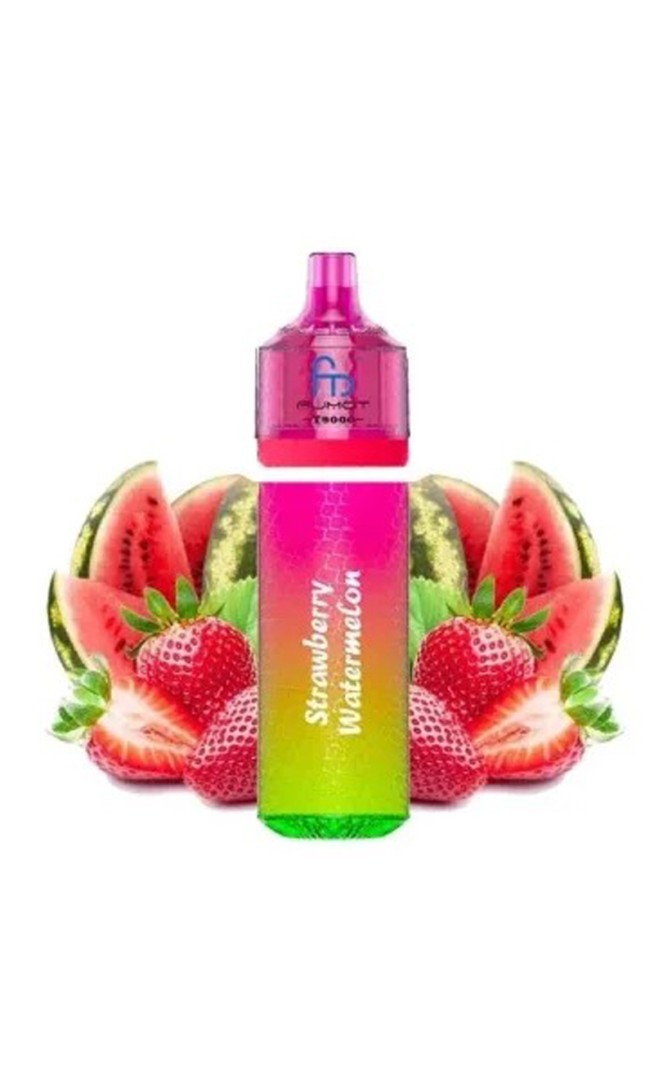 Strawberry Watermelon Puff rechargeable TPD Fumot T 9000 Randm Tornado