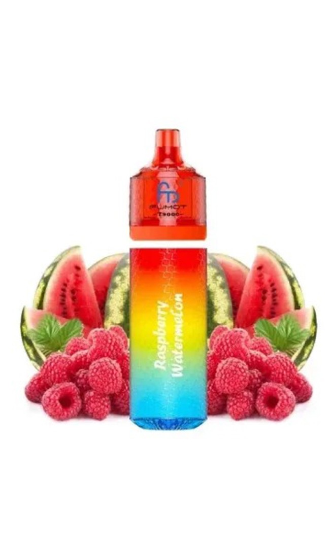 Raspberry Watermelon Puff rechargeable TPD Fumot T 9000 Randm Tornado