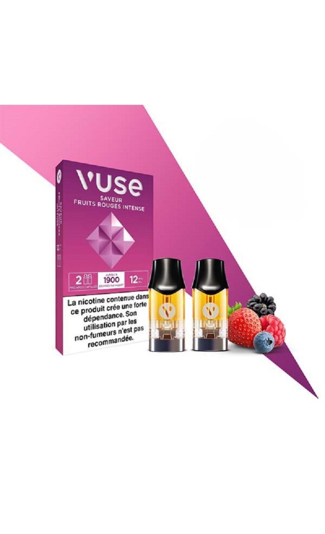 Fruits Rouges Intense Recharges ePod - 2 capsules VUSE