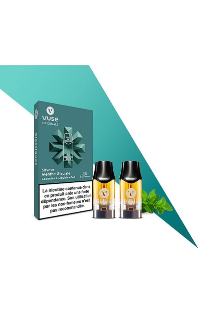 Menthe Glaciale Recharges ePod - 2 capsules VUSE