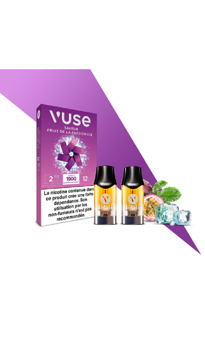 Fruits de la passion Ice Recharges ePod - 2 capsules VUSE