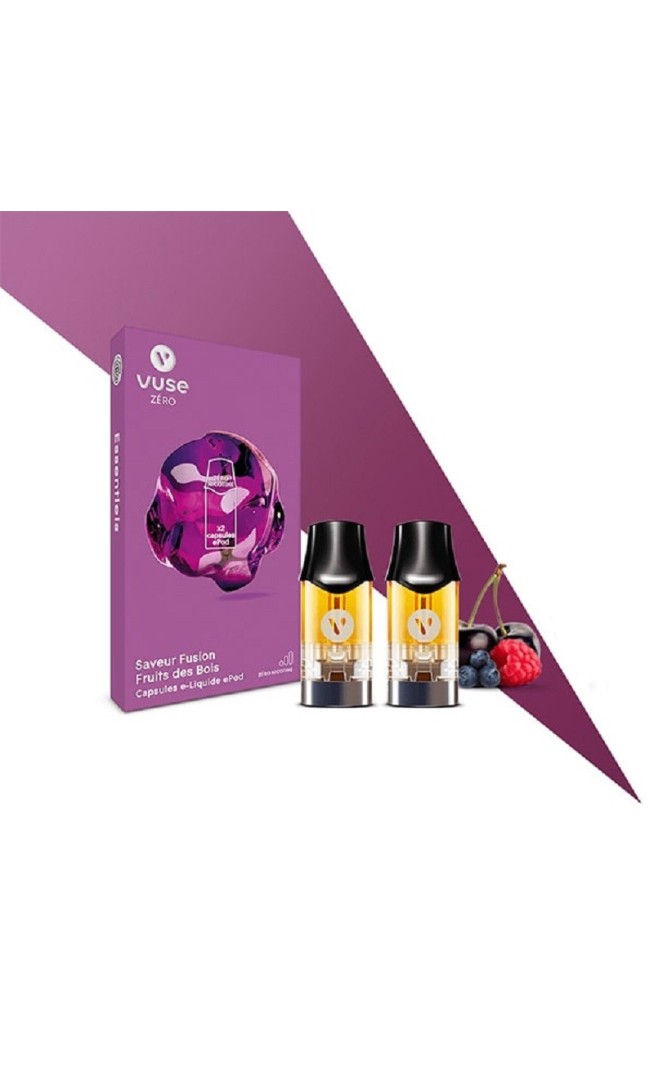 Fusion fruits des bois Recharges ePod - 2 Capsules VUSE