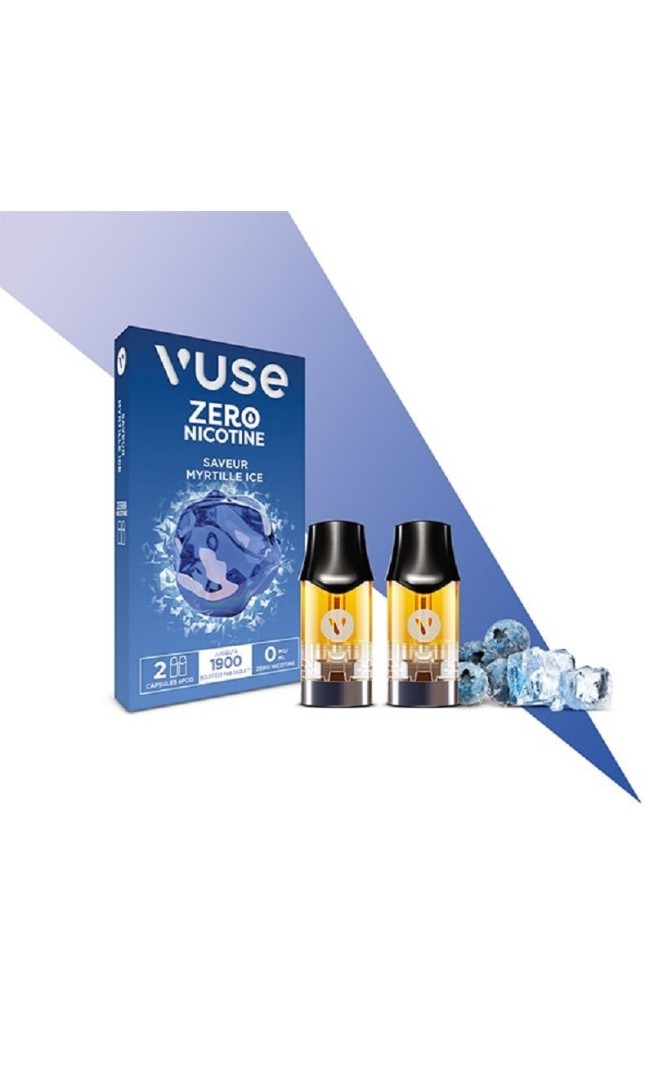Myrtille Ice Recharges ePod - 2 Capsules VUSE
