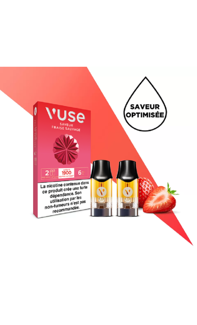 Fraise sauvage Recharges ePod - 2 capsules VUSE