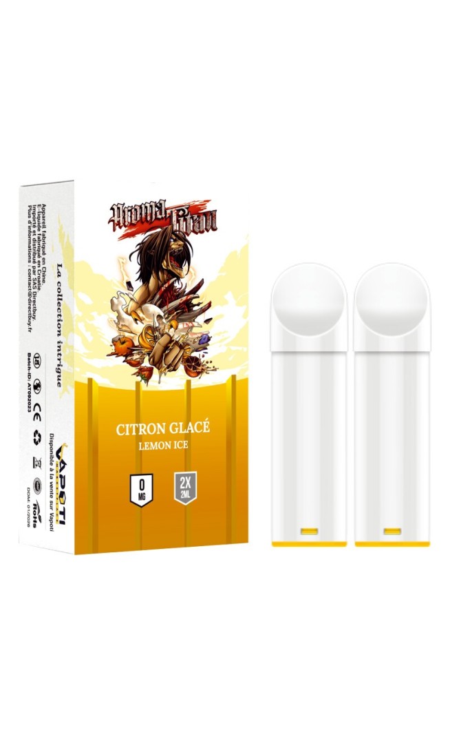 Citron Glacé - Lemon ice - Recharges 2 capsules Pod Aromatitan