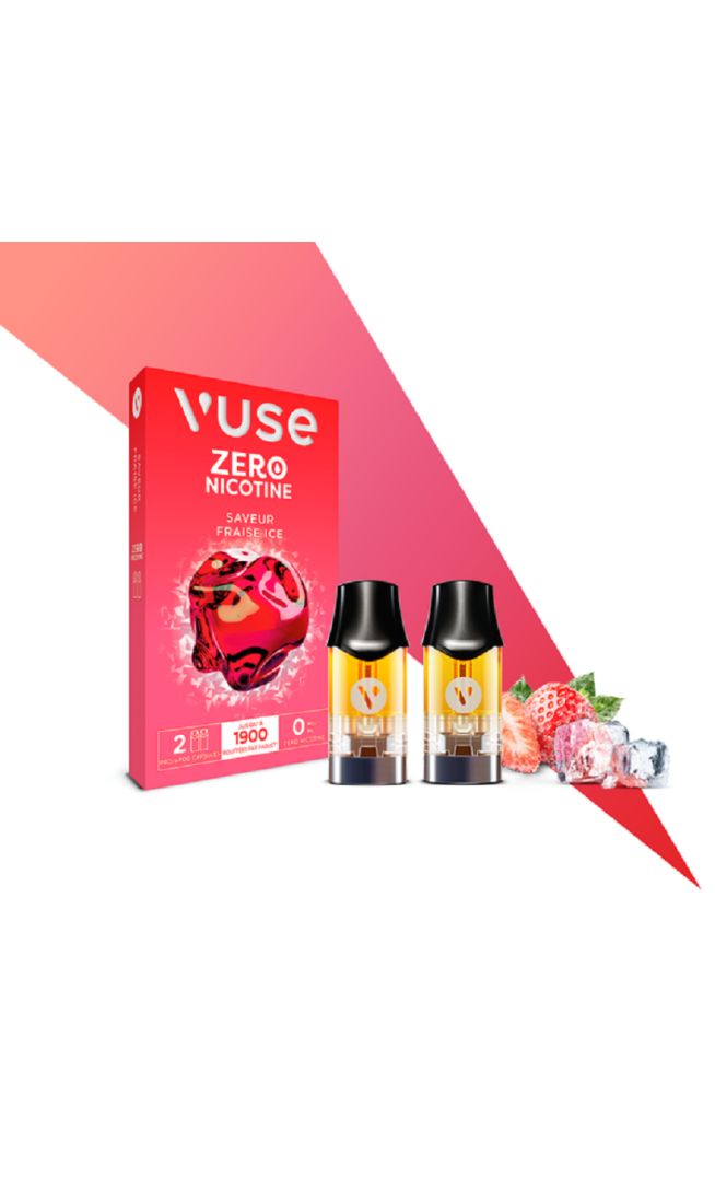 Fraise Ice Recharges ePod - 2 capsules VUSE