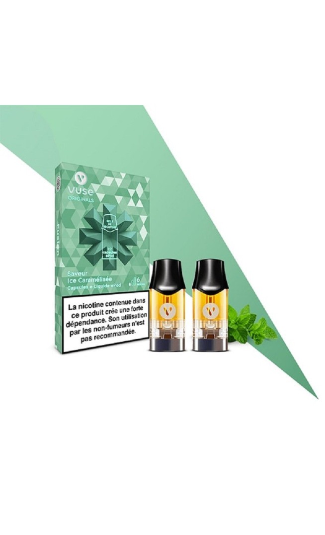 Ice caramélisée Recharges ePod - 2 capsules VUSE
