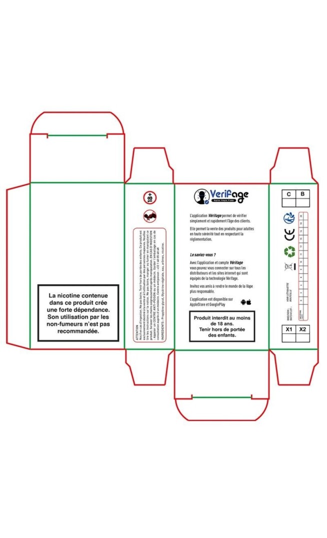 800x Boites Verifage Pour Distributeur Proxivape